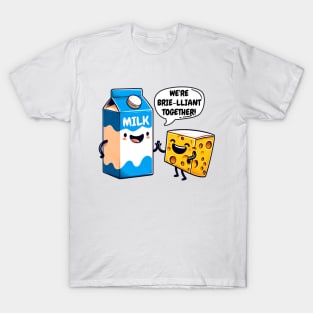 Milk and cheese best Buddies T-Shirt